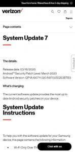 galaxy note 10 verizon march
