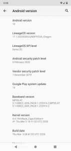 nokia 6.1 plus 3 lineageos 17.1