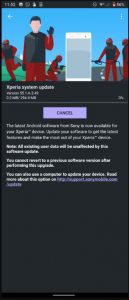 xperia 1 april update