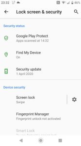 xperia xa2 april patch
