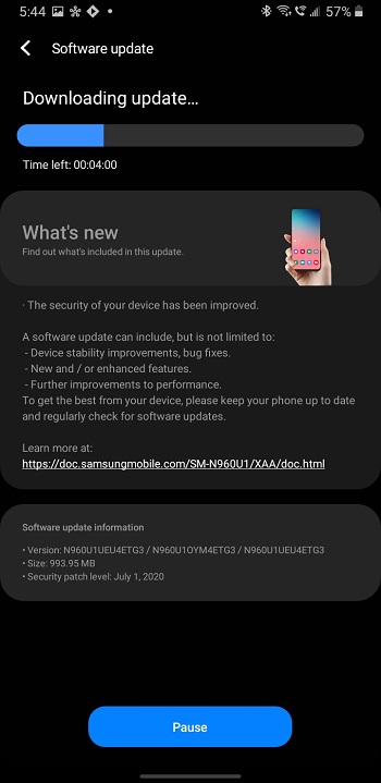 US Unlocked Note 9 oneui 2.1