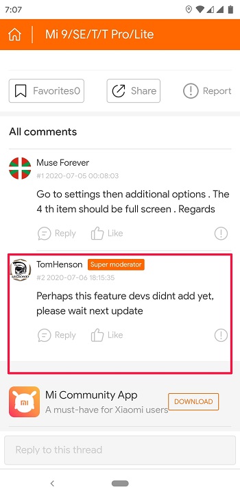 redmi k20 pro gesture navigation