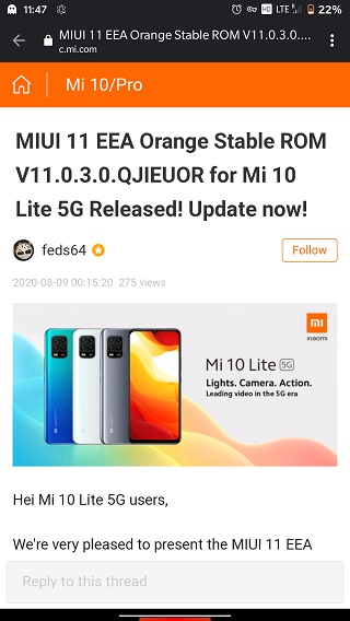 Mi-10-Lite-5G-Orange