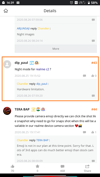 Realme-C2-Camera-Night-Mode