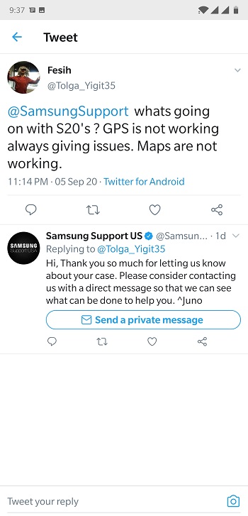 gps issue