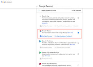 trans­fer pictures from Google Pho­tos
