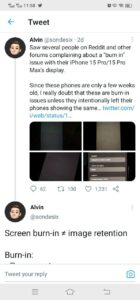 iPhone-15-Pro-screen-burn-in-or-image-retention-concers emerge