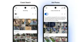 Google Photos adds Ask Photos easy toggle to switch back to Classic Search, nifty date shortcut included